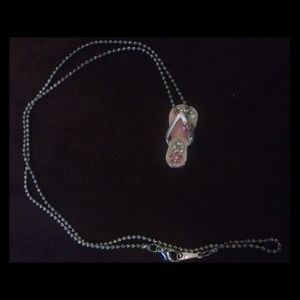 Flip-flop necklace