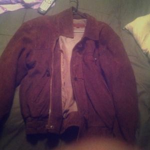 A calvin klein suede jacket