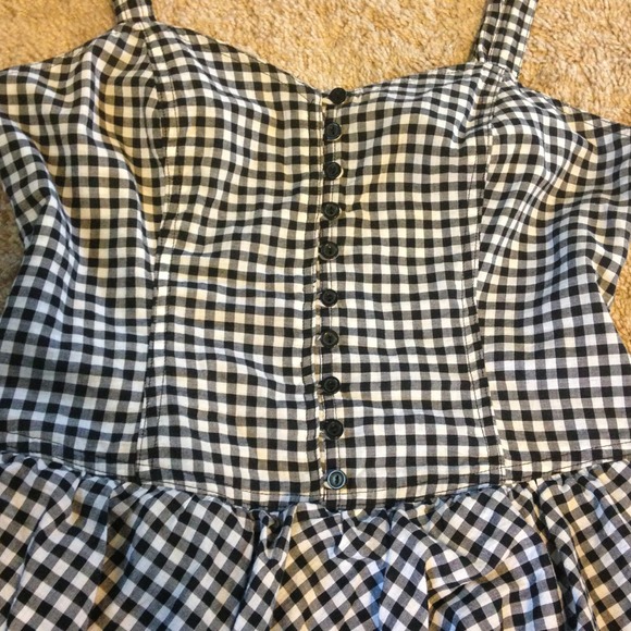 Checkered print dress - Picture 3 of 4