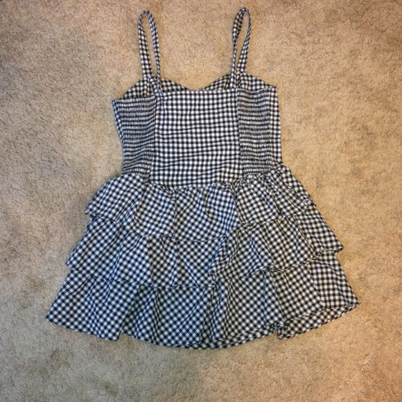 Checkered print dress - Picture 4 of 4
