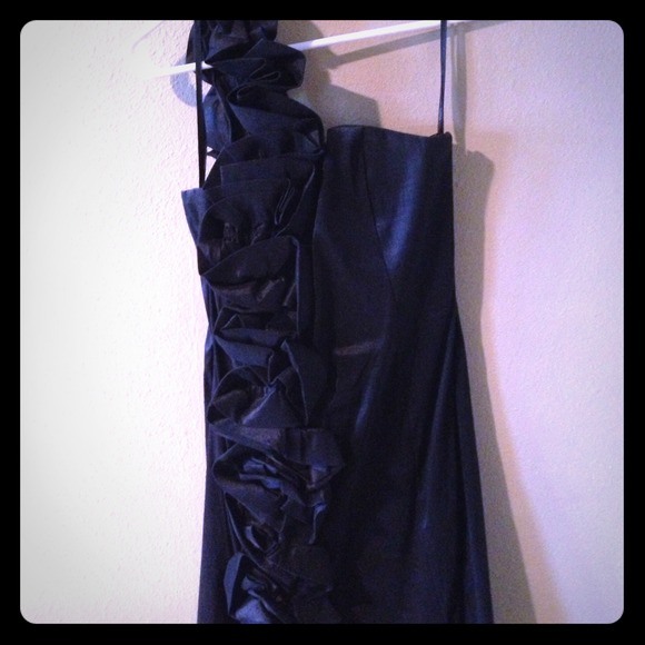 Black cocktail dress