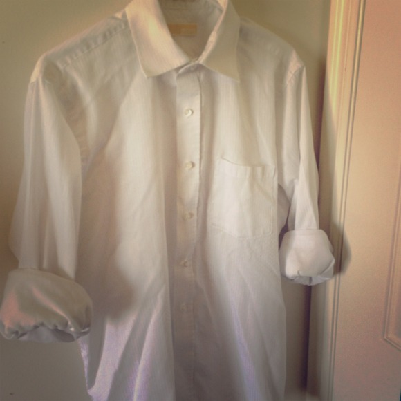 White Oversized Michael Kors Men's Shirt
