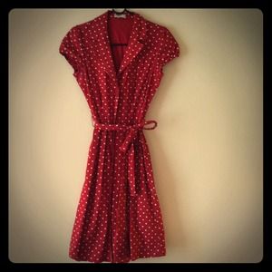 ❗Bundle❗Adorable retro red polka dot dress❤