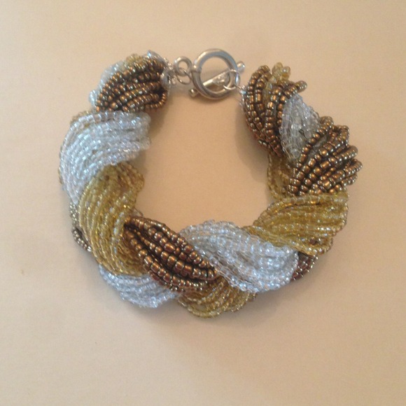 Chunky Beaded Bracelet - Picture 1 of 4