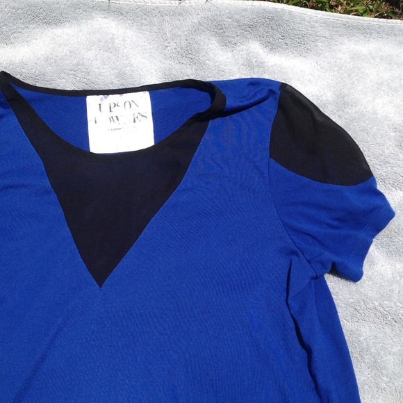 Blue shirt with mesh accents! - Picture 2 of 4