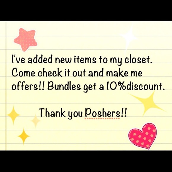 New items in closet!!