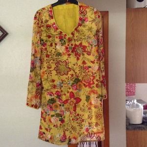 Colorful Embellished Tunic