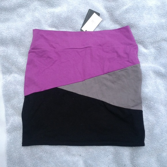 NWT tricolor skirt