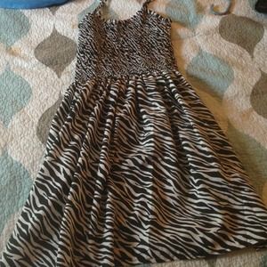 Never worn zebra print sundress