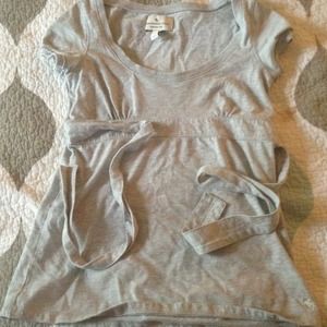 Abercrombie tied back basic tee