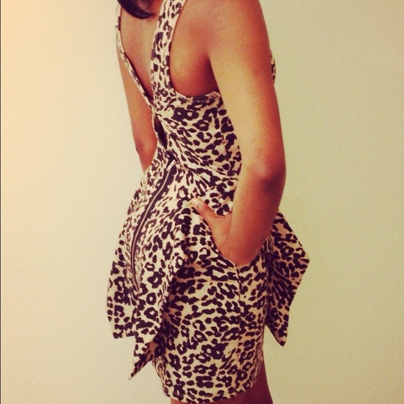 Cheetah print dress