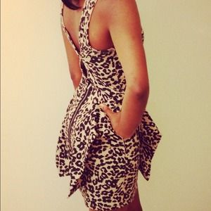 Cheetah print dress