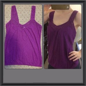 Purple tank