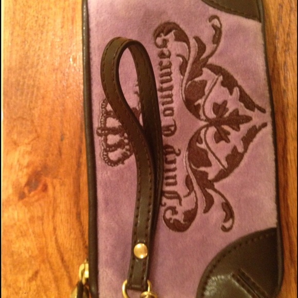 New Price Cut! Juicy Couture purple wristlet - Picture 2 of 3