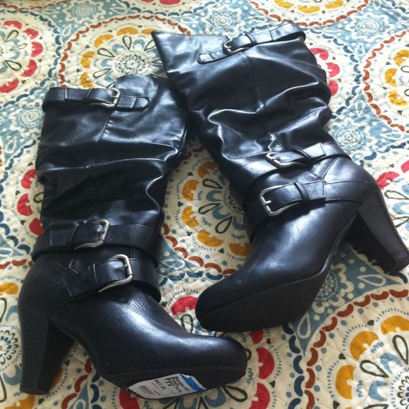 Tall, black boots. Madden Girl