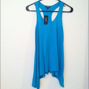 Express turquoise racerback tank Sz XS