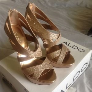 Aldo glitter heels 🎀🎀