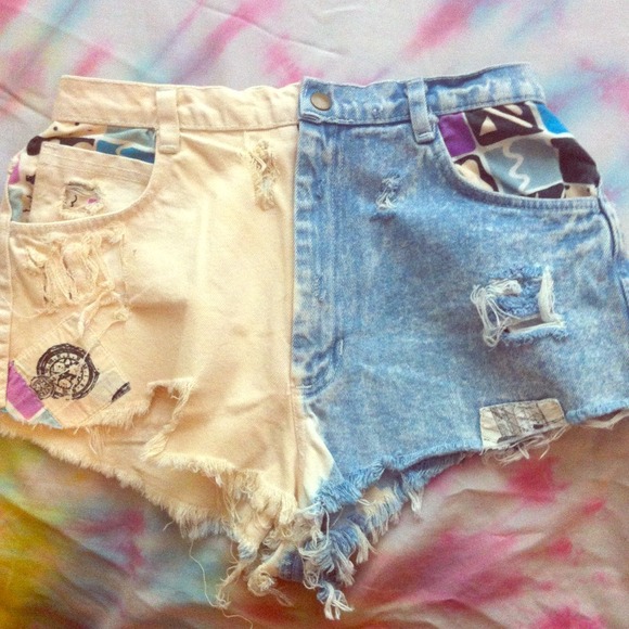 ⭕️TRADED⭕️dip dye shorts
