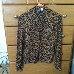 Leopard blouse