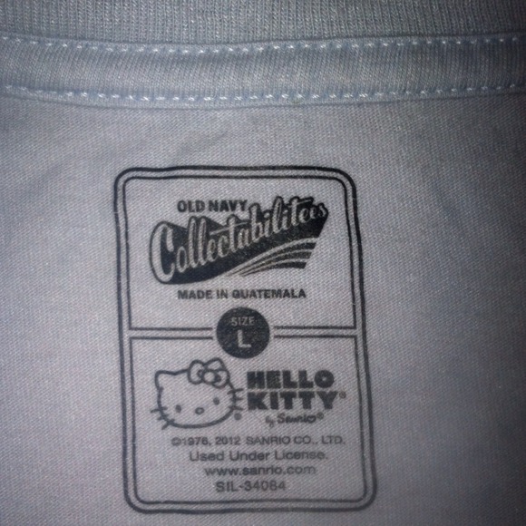 Hello Kitty Powder Blue Tee sz Large - Picture 3 of 3