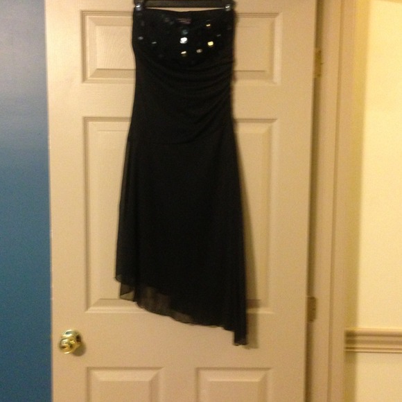 Strapless Black Dress