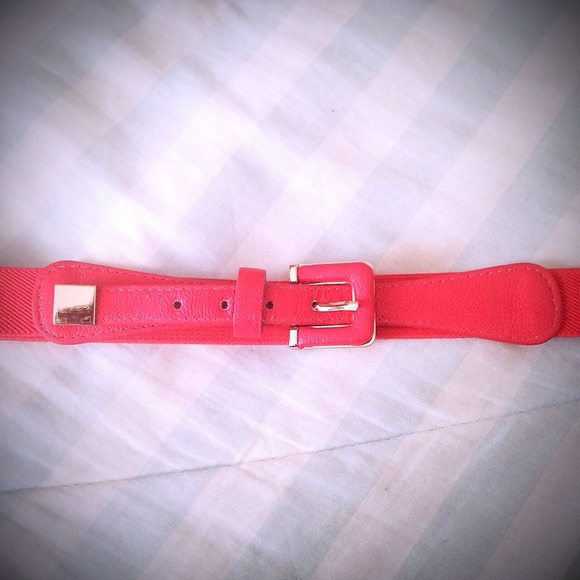 Cute coral and gold belt - Picture 2 of 3