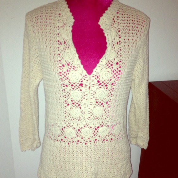 JCREW oatmeal knit cover-up