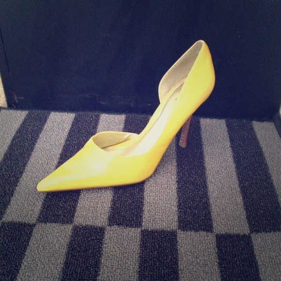 Bakers yellow heels