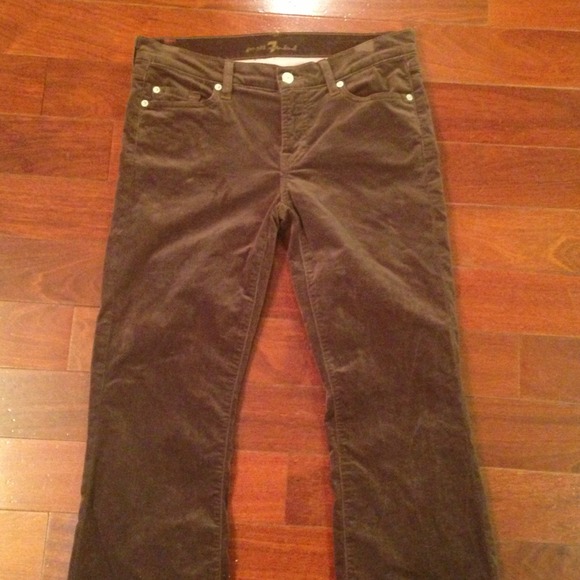 7 For All Mankind corduroy/velvet pants