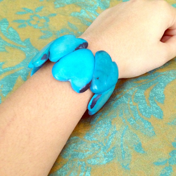 💙Blue heart bracelet💙