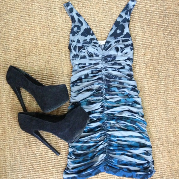 Rouched Bodycon Dress