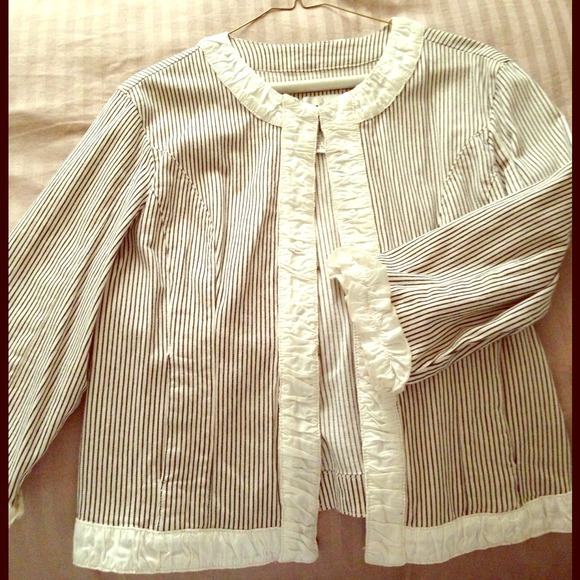 Love A Little Jackets & Blazers - Love A Little Black and White Jacket