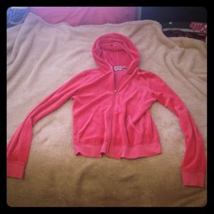 Juicy Couture Hot Pink Velour Jacket