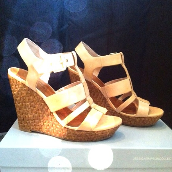 Jessica Simpson Shoes - Jessica Simpson Natural Wedges