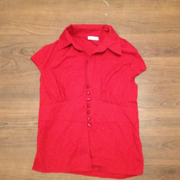 Red Charlotte Russe top