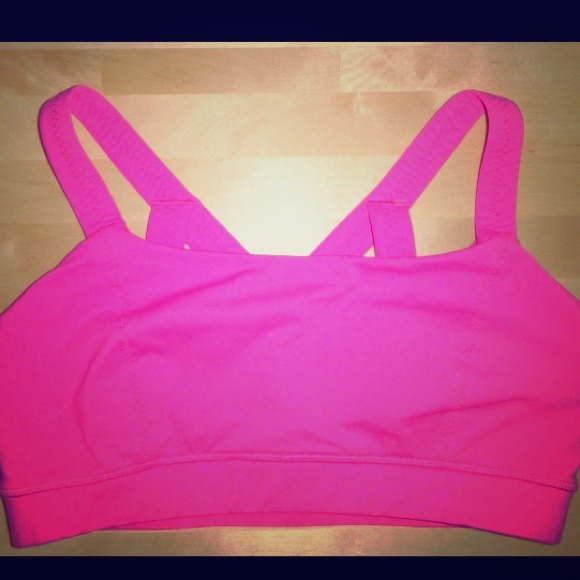 SOLD Lululemon Cross My Heart Bra in Paris Pink