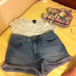 High waisted shorts