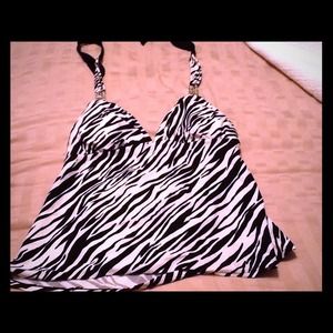 Zebra tankini