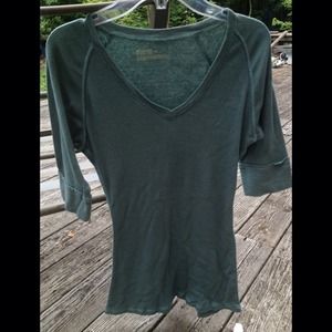 Dark Teal 3/4 Sleeve Shirt