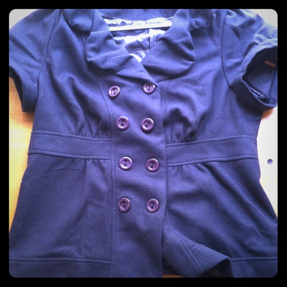 Sexy short sleeve P-coat. No hood.