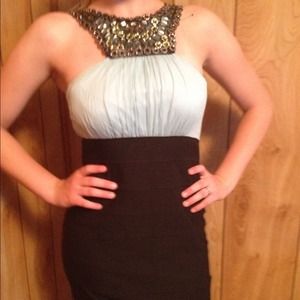 SEXY, SKINNY stretchy formal fancy collar sz 6/8