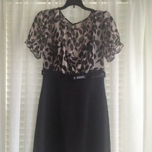 🚫SOLD IN BUNDLE pink&black dress! Worn twice!