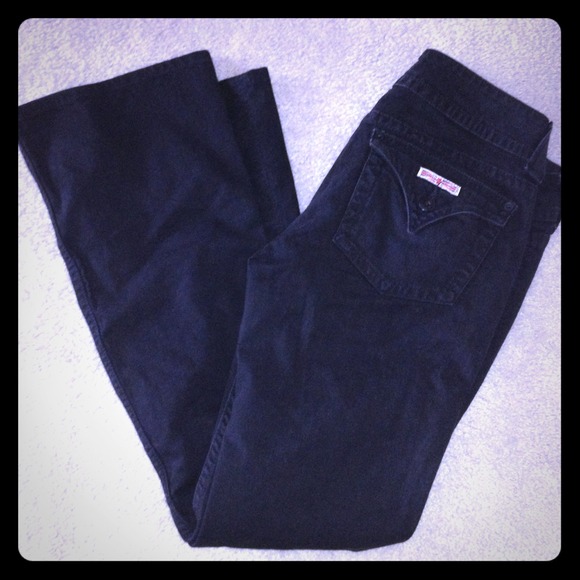 *reserved*Hudson- black bootcut jeans w/stretch
