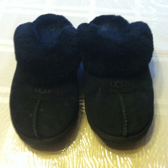 Black ugg slippers!