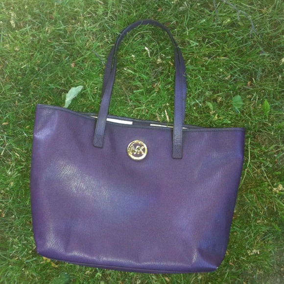 *Partial trade* Michael Kors leather Jet Set tote