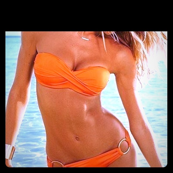 Coral Victoria Secret like swimsuit