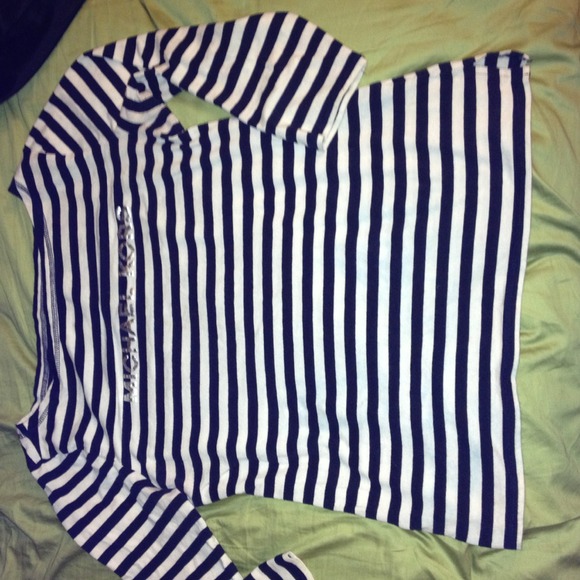 Michael Kors striped summer top.