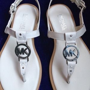 Cute Bundle for Sandra, MK Sandals & NW Red Clutch