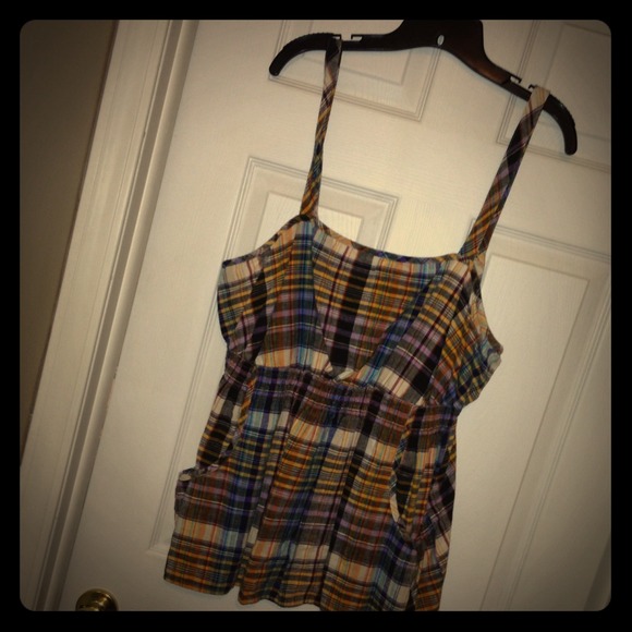 SOLD Old Navy Plus Size, size 3x Plaid sleeveless