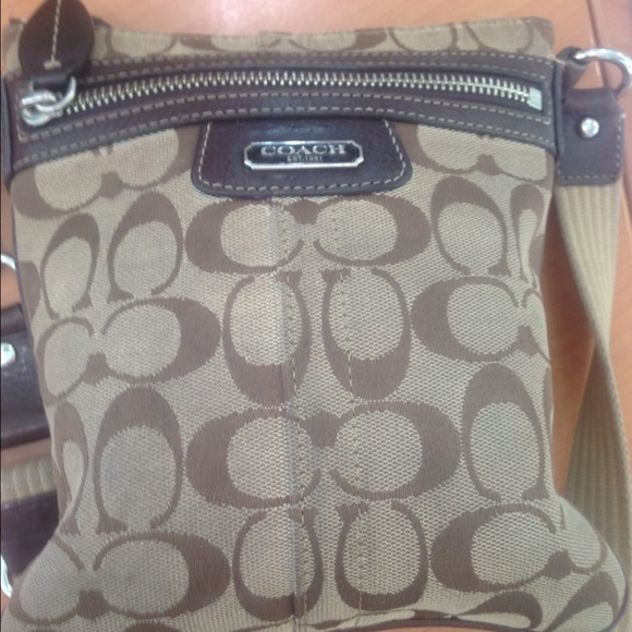 Authentic Coach cross body purse